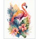 FLORAL BEAUTIES GREETING CARD Flamingo 6